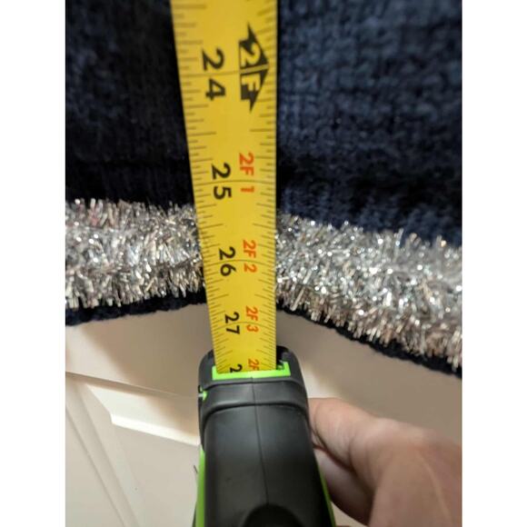 Holiday Time Light-Up Penguin Blue Ugly Christmas Sweater Size M (8-10) CHILL’N - Picture 12 of 14